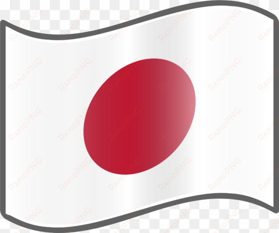 open - japan flag transparent background