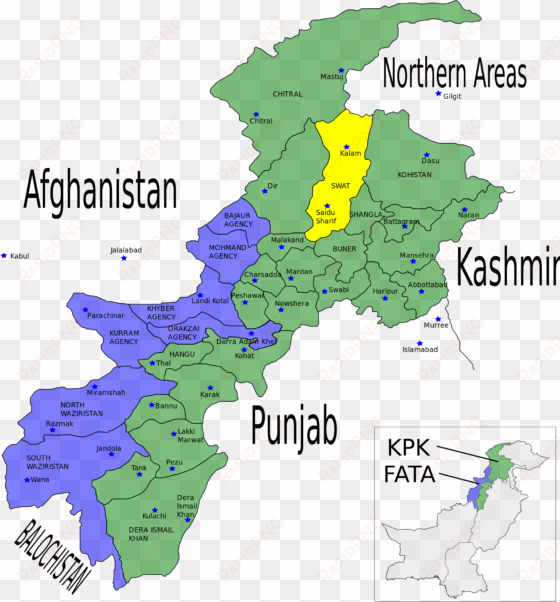 open - khyber pakhtunkhwa map