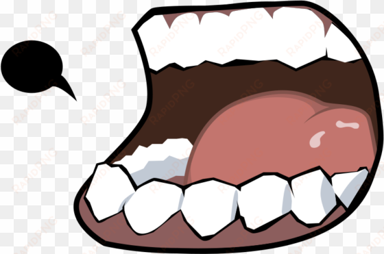 open mouth clip art at clker - cartoon mouth eating