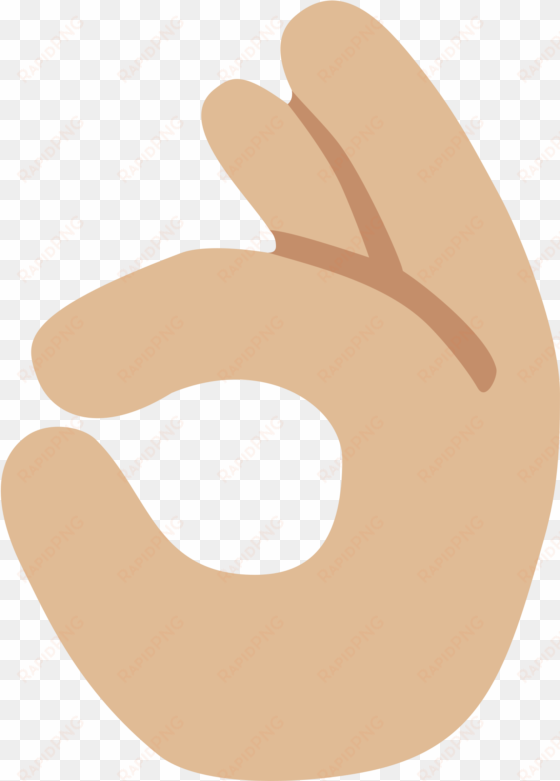 Open - Ok Hand Emoji Png transparent png image