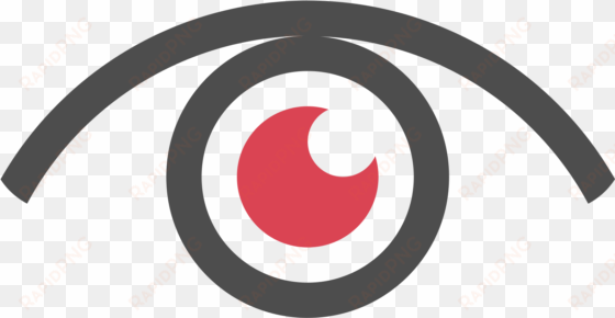 open - red eyes icon png