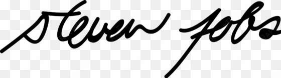 open - steve jobs signature png