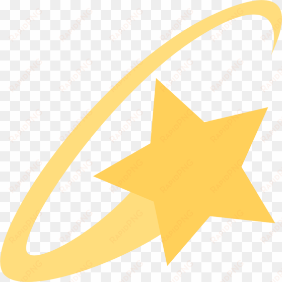 open - transparent background star emoji