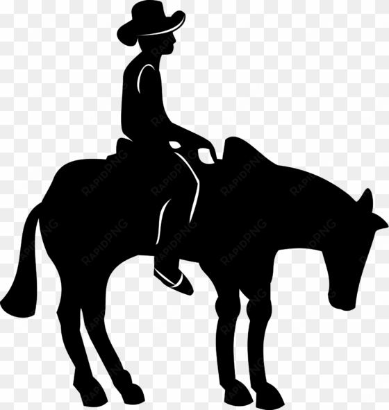 open - western pleasure horse silhouette