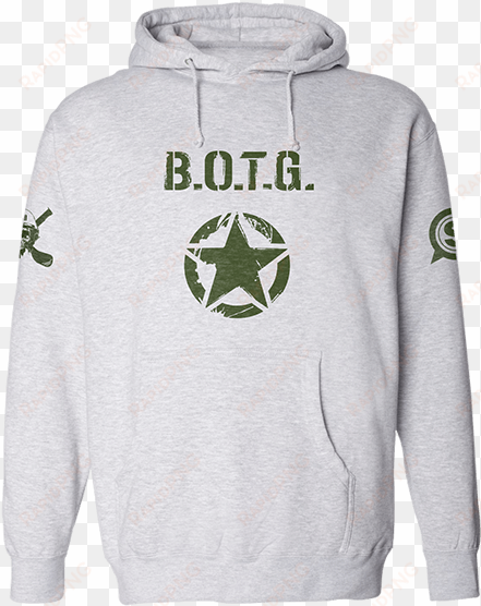 optic greenwall hoodie white