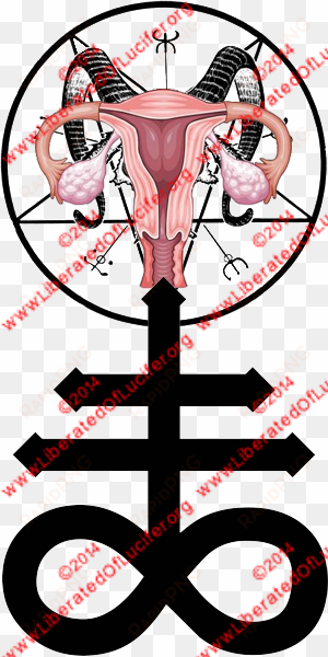 or the more pure form - satanic cross tattoo