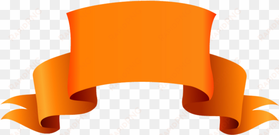 orange banner png picture free download - ribbon shape photoshop