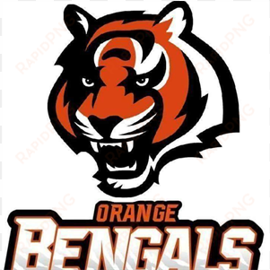 orange bengals pop warner football, cheer, & dance - millennium high school az logo