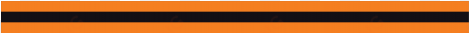 orange & black triple stripe reflective helmet trim - decal