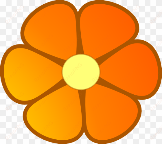 orange blossom note services clip art at clker - orange flower clipart png