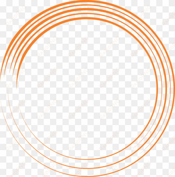 orange circles on white background - circle paint brush