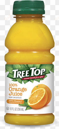 orange juice bottle - tree top orange juice