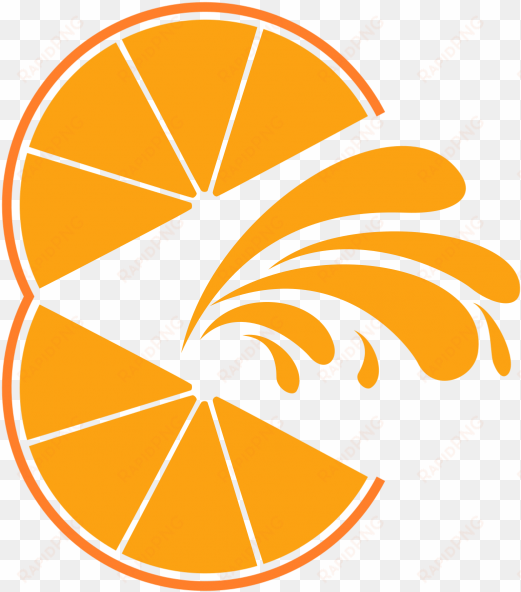 orange juice drink logo - orange logo