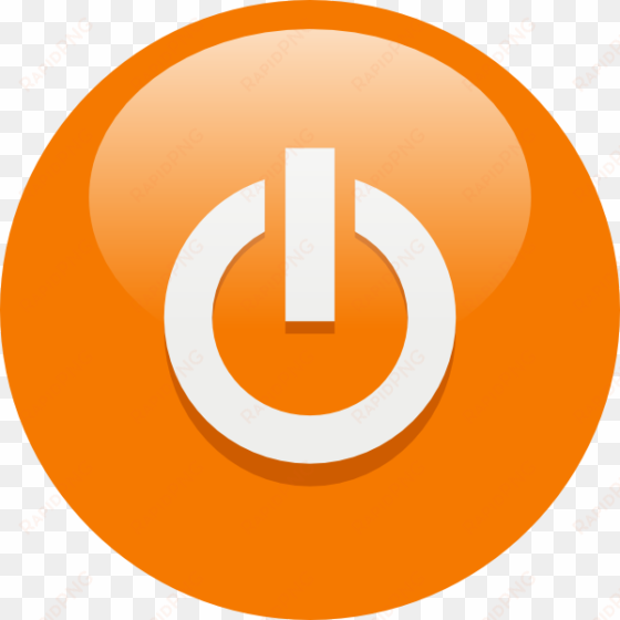orange power button