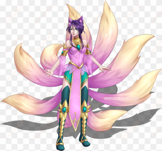 order of the lotus ahri concept by kairui-chan - order of the lotus concept