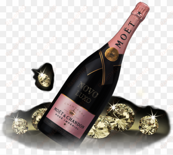 order your moët & chandon custom bottle with swarovski - moet and chandon - brut rose champagne imperial nv