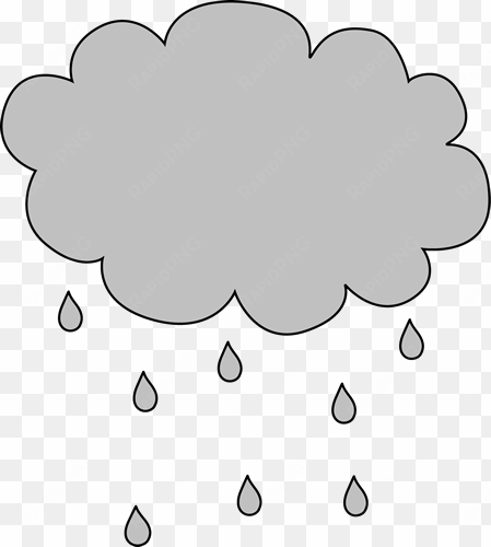 oregon clipart rain - gray rain cloud clipart
