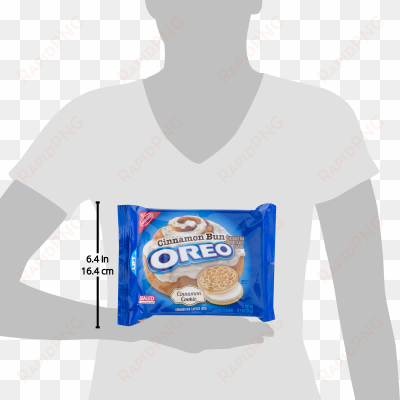 oreo cinnamon bun flavoured sandwich cookies, 360ml