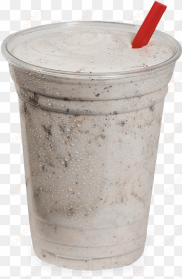 oreo thick shake - oreo milkshake in plastic cup