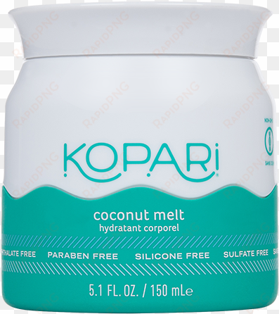 organic coconut melt - kopari coconut melt png