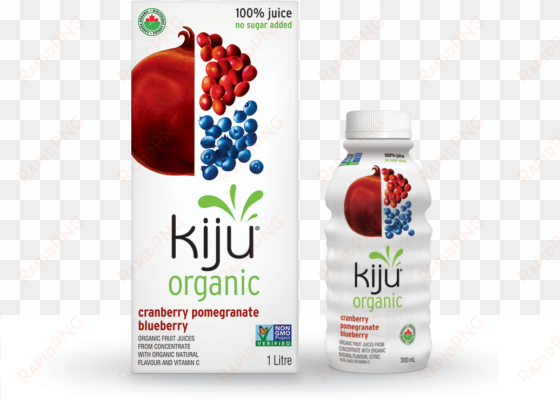 organic cranberry pomegranate blueberry juice - kiju - organic pomegranate cherry, 1l