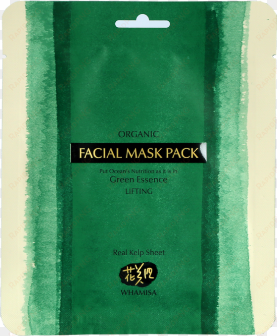 organic kelp mask - whamisa organic sea kelp facial sheet mask 33g