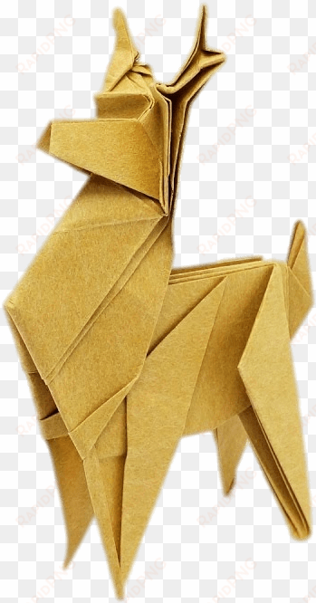 origami reindeer png - origami transparent background