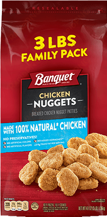 original chicken nugget - banquet chicken nuggets drum and thigh