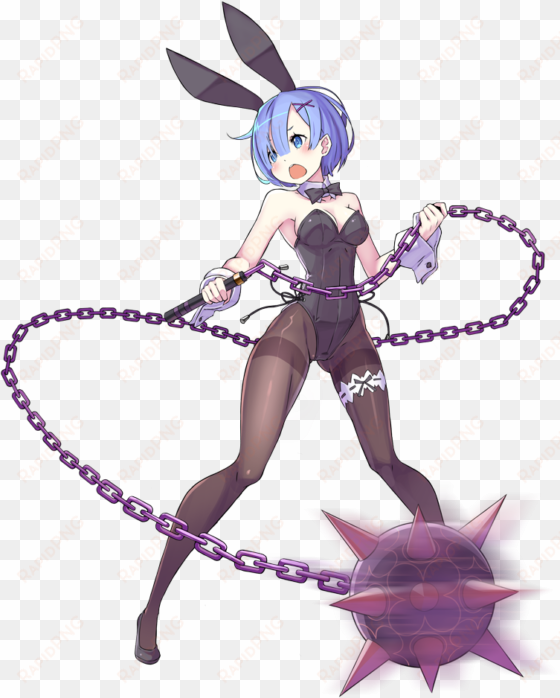 Original) Loading Rem (re:zero - Rem Re Zero Bunny transparent png image