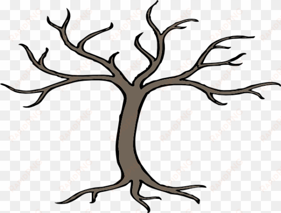 original png clip art file tree with 3 branches svg