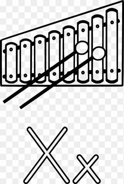 original png clip art file x is for xylophone svg images