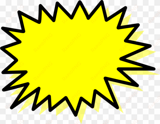 original png clip art file yellow explosion svg images