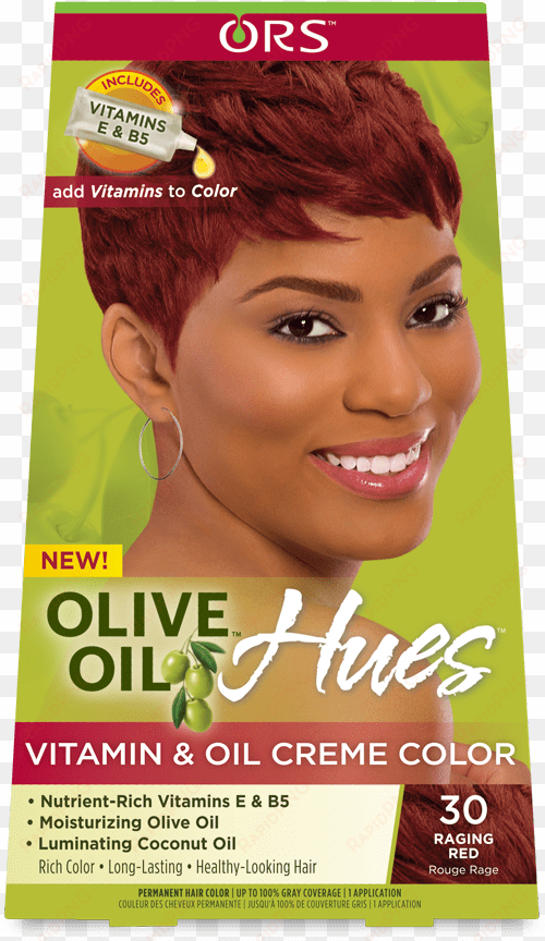 ors haircare olive oil hues vitamin and oil creme color - olive oil hues raging red