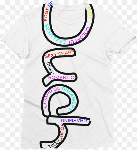 ouch creatives unite ﻿classic sublimation women's t-shirt - woman