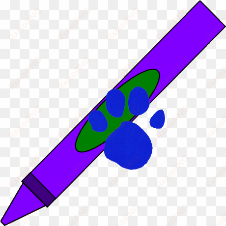 our 2nd clue is crayon blues clues - blues clues purple crayon