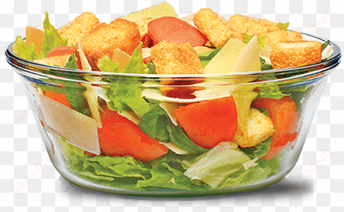 our caeser chicken salad is a crisp bed of iceberg - chicken salad