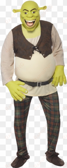 our shrek costume includes a pair of tartan trousers - shrek outfit