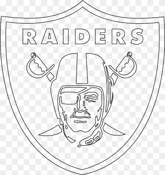 outline of raiders logo 3 by diane - oakland raiders logo drawing