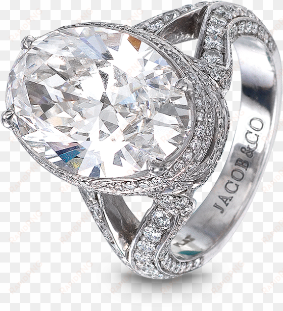 oval cut diamond solitaire engagement ring - jacob and co diamond ring