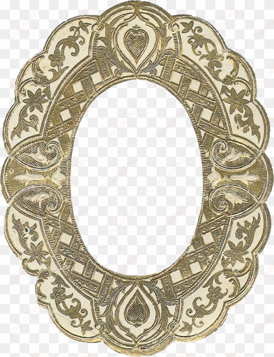 oval vintage frame png - victorian picture frames