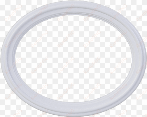 oval window architrave - white ring with no background
