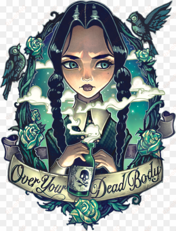 over your dead body - wednesday addams over your dead body