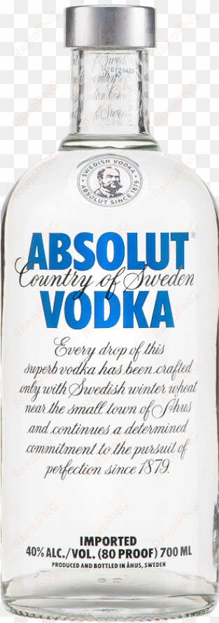 overview - absolut vodka - 1 l bottle