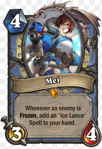 overwatch heroes as hearthstone cards - hearthstone mech c thun