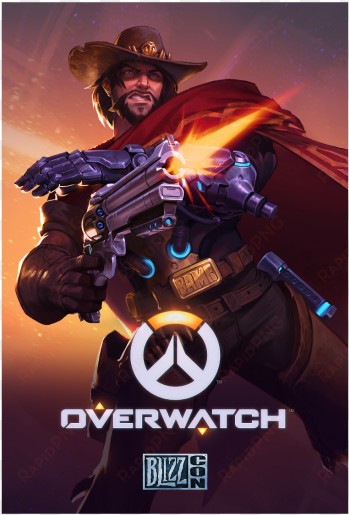 overwatch mccree poster - demon hunter sombra skin