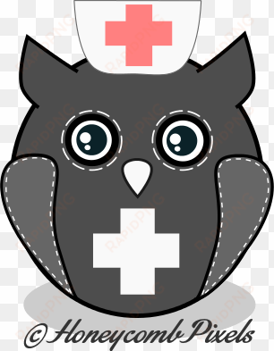 owls dentist, nurse, radiologist - owl nurse png