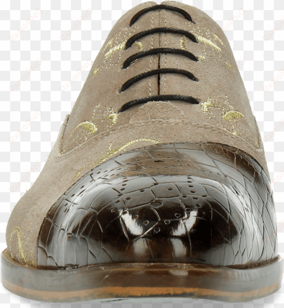 oxford shoes ricky 9 crock suede smoke gold - composite material