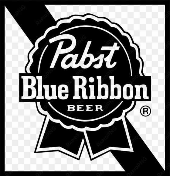 pabst blue ribbon logo png transparent - pabst blue ribbon logo
