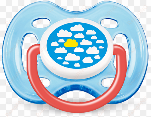 pacifier png - nz baby phillips avent 0-6m 2pack clouds soother