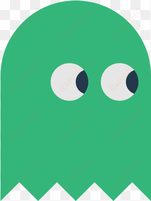 Pacman Green Ghost - Pacman Green Ghost Png transparent png image